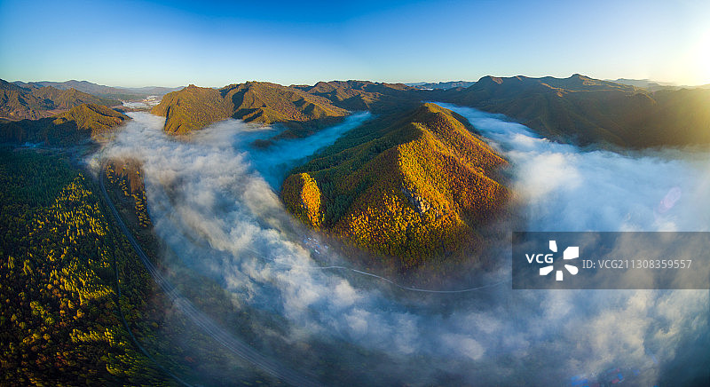 黑龙江省伊春市南岔区绿潭风景区图片素材