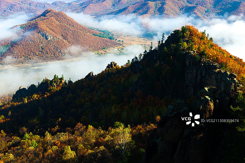 黑龙江省伊春市南岔区绿潭风景区图片素材