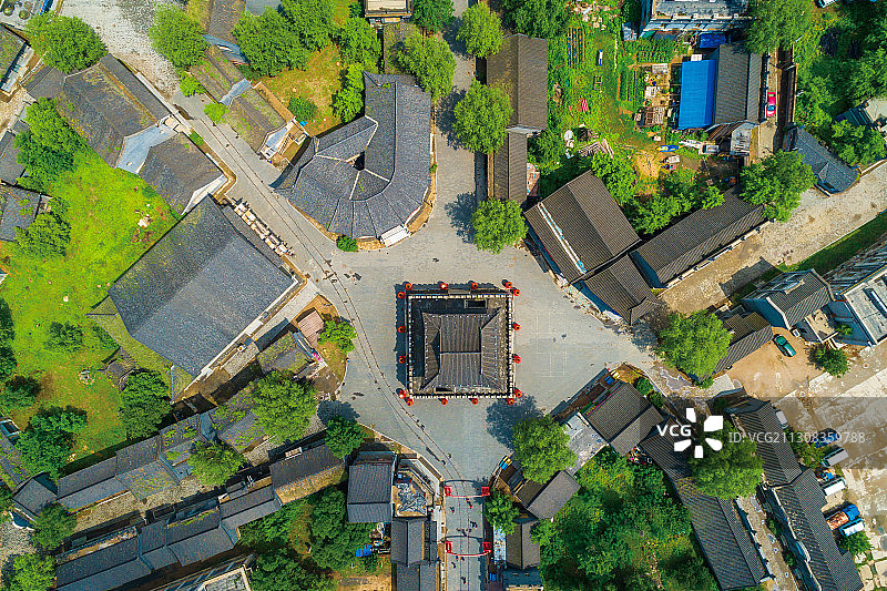 航拍沈阳关东影视城图片素材