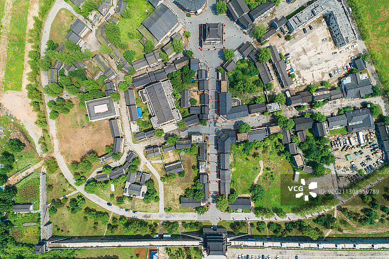 航拍沈阳关东影视城图片素材