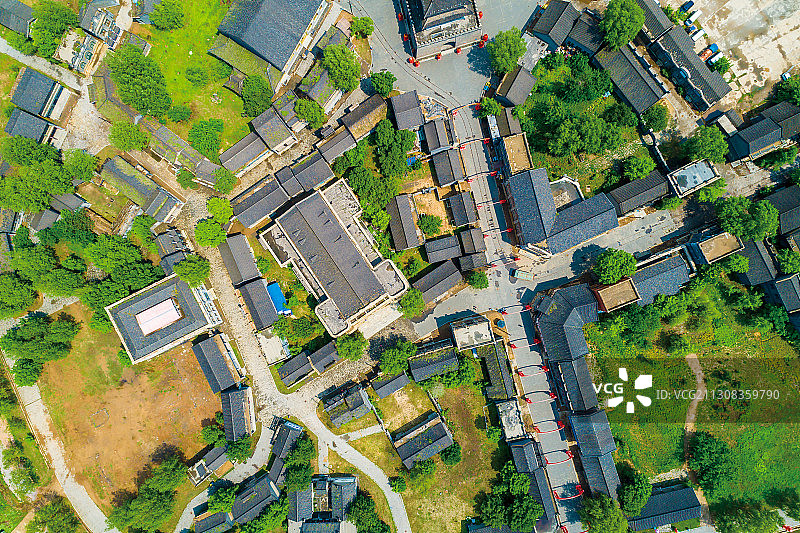 航拍沈阳关东影视城图片素材