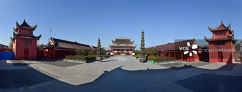 江苏省淮安市河下古镇风光图片素材