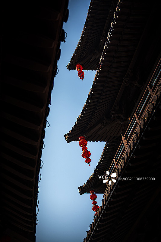 安徽省淮北市隋唐古镇图片素材