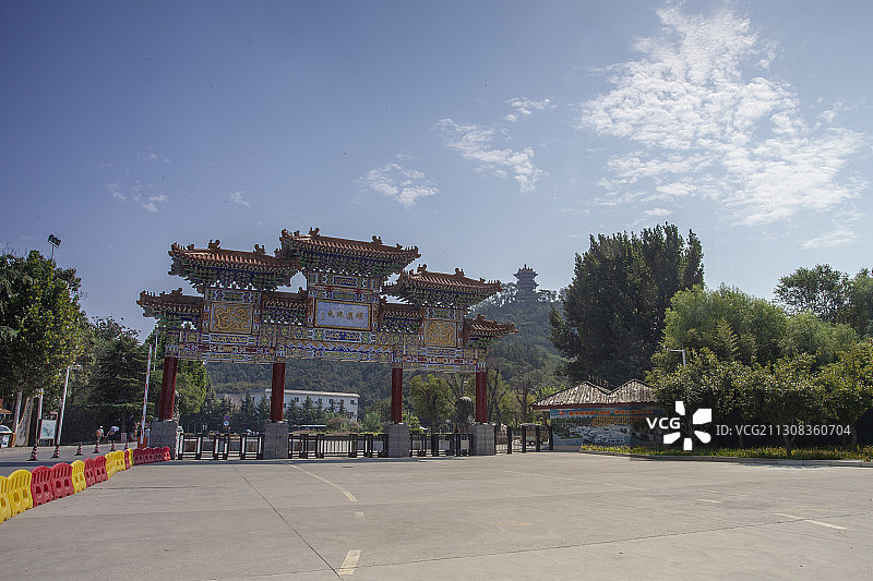 河南省郑州炎帝广场图片素材