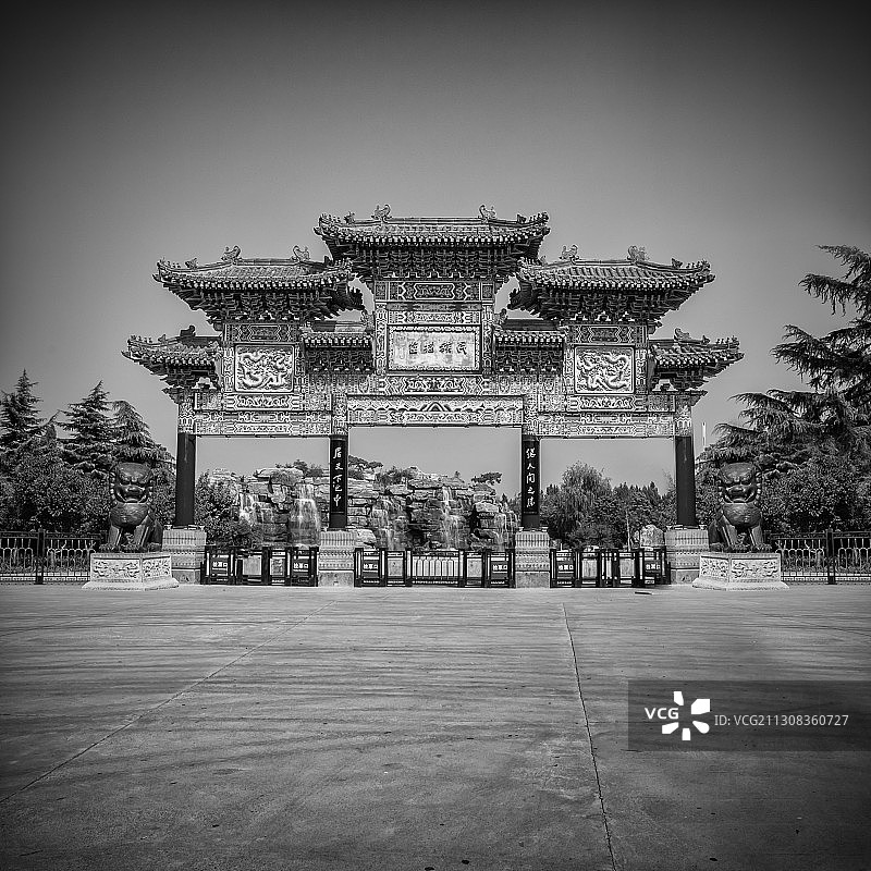 河南省郑州炎帝广场图片素材
