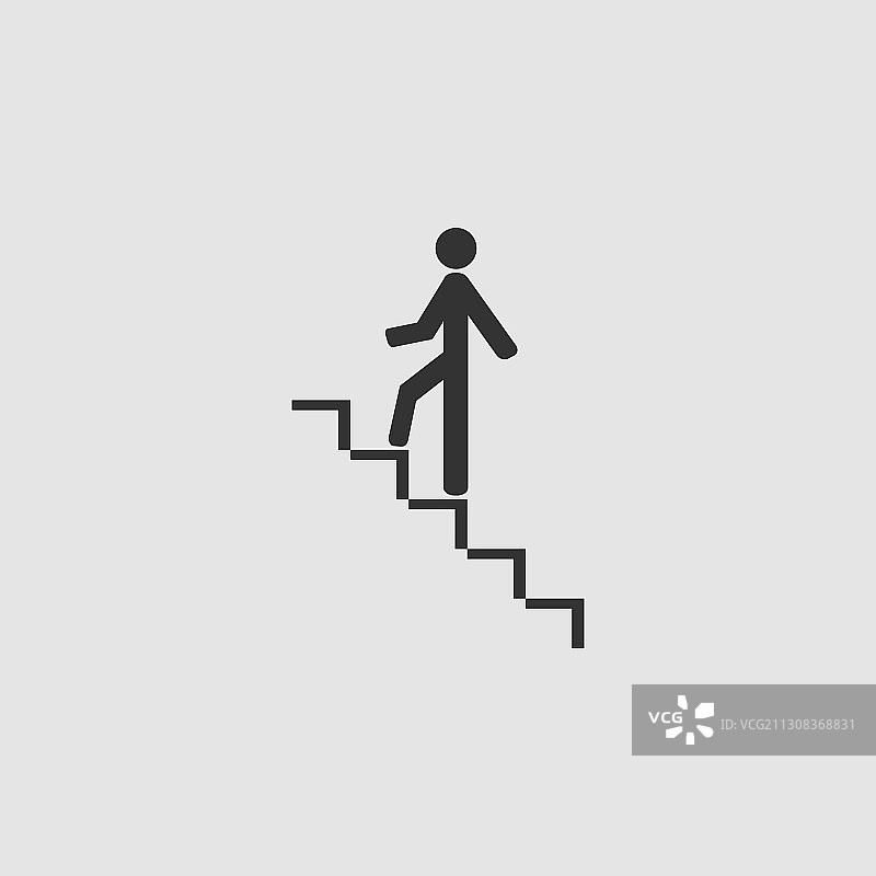 上下箭头扁平图标图片素材