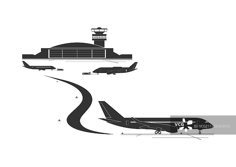 机场图标图片素材