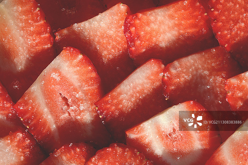 切块西瓜特写图片素材