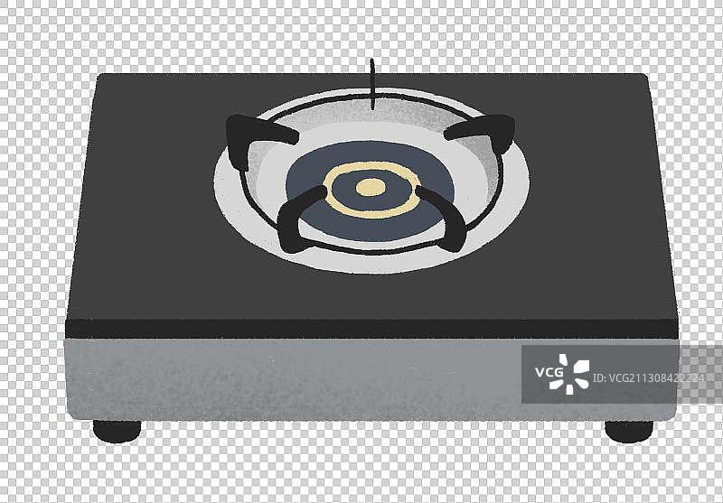 打火灶燃气灶扁平风格图片素材