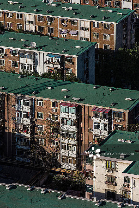 天津绿帽子住宅楼图片素材