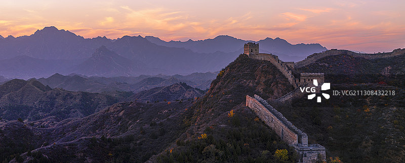 长城秋色图片素材