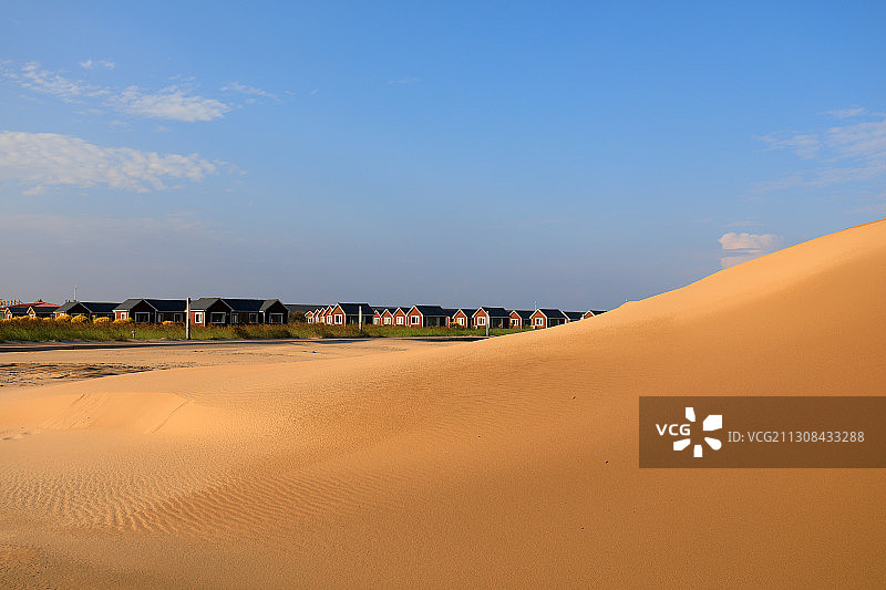 河北乐亭碧海浴场风光图片素材