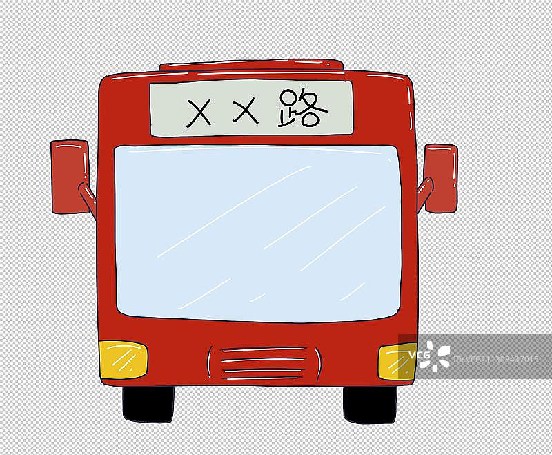 元素：公交车图片素材
