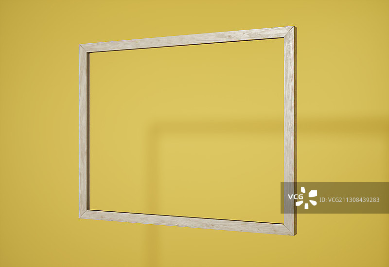 空白_木制_画框图片素材