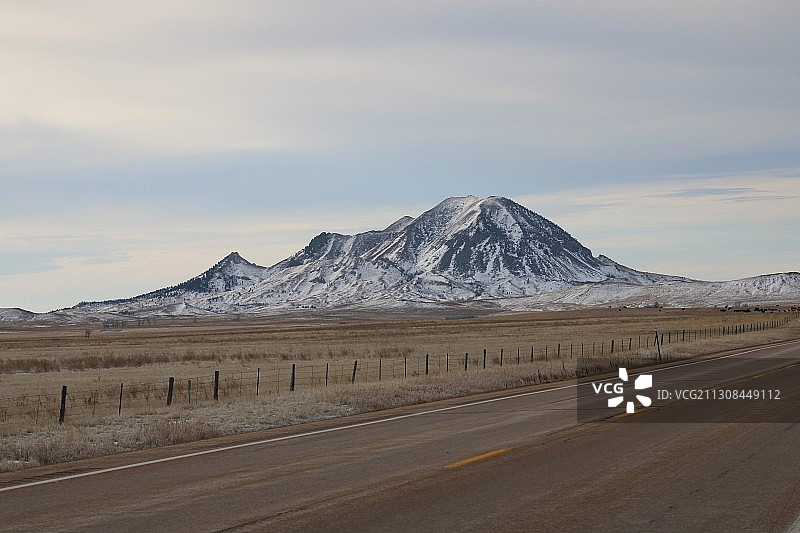 美国南达科他州斯特吉斯雪山风光图片素材