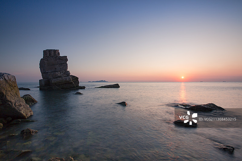 海上日落图片素材