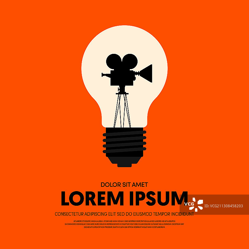 电影和电影现代复古海报图片素材