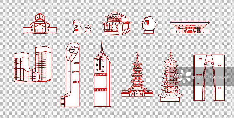 苏州城市建筑图片素材