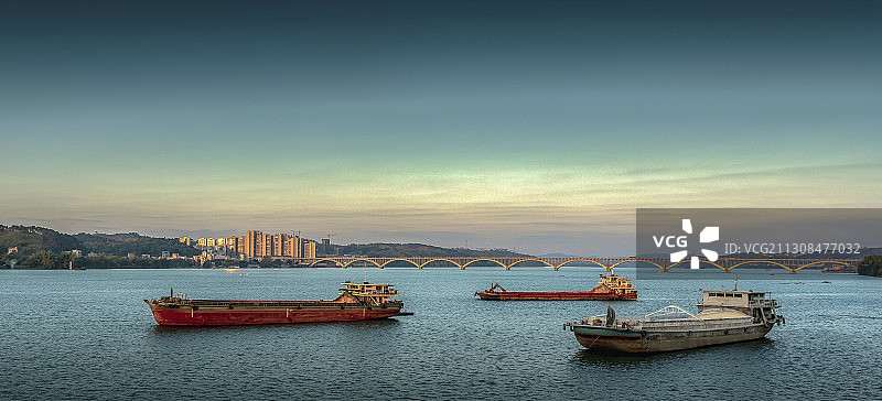 西江初冬图片素材