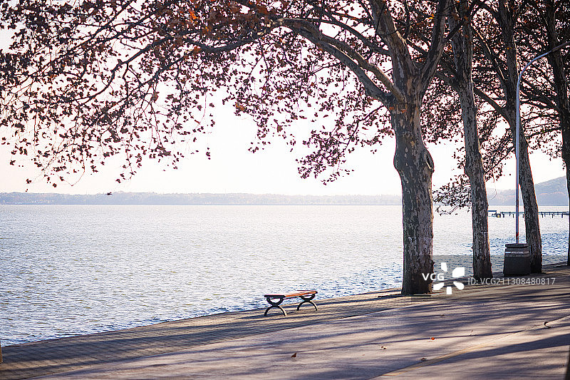 武汉绿道东湖风光图片素材