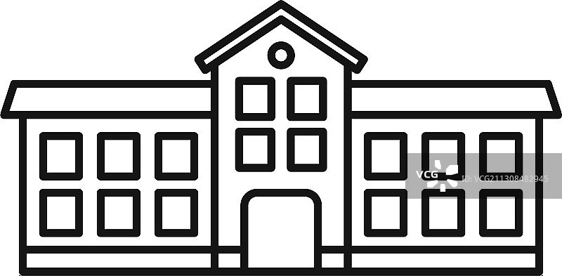 大学学生轮廓图标图片素材