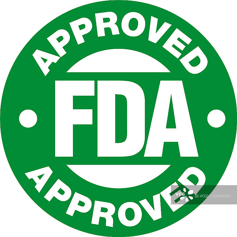美国食品药品监督管理局（FDA）批准印章图片素材