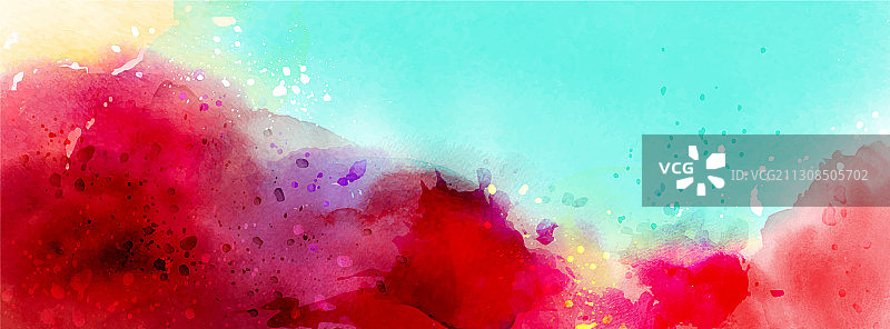 抽象表面彩色水彩飞溅图片素材