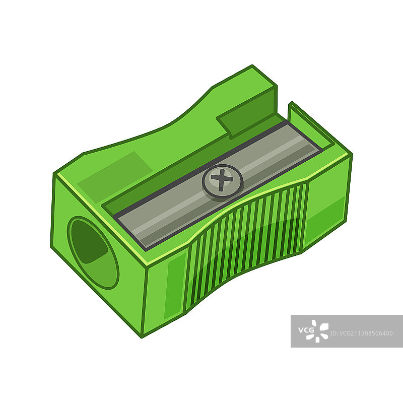 白色背景上的卷笔刀图片素材