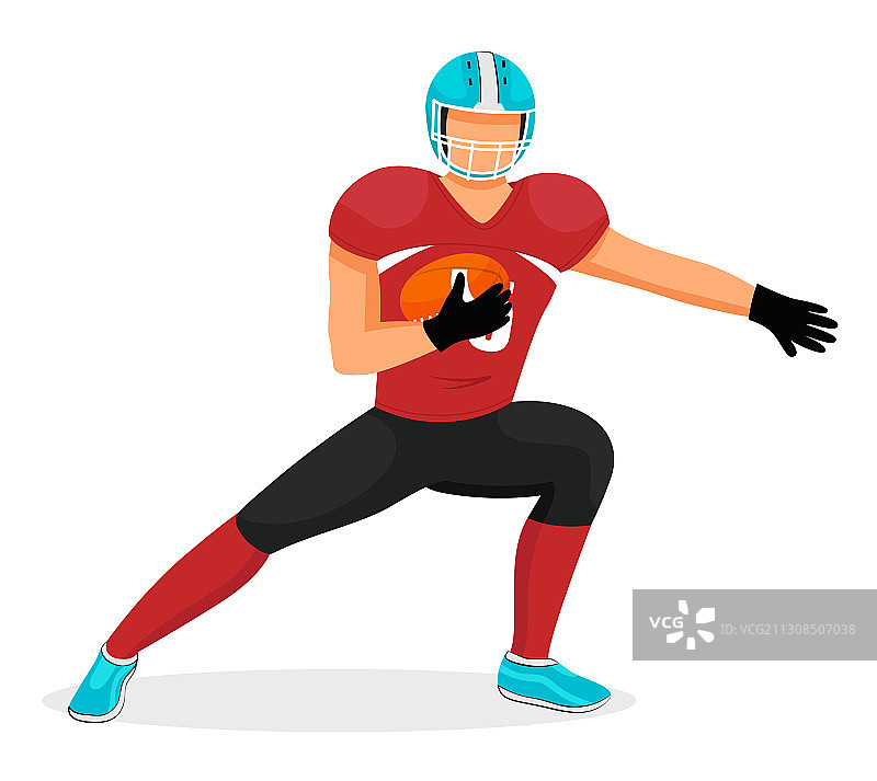 美式橄榄球球员图片素材