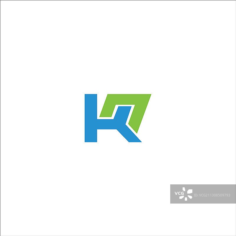 KM或MK首字母logo设计模板图片素材