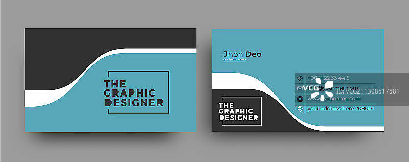 创意简洁的现代商务卡片图片素材