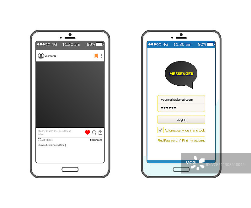 KakaoTalk启动页面图片素材