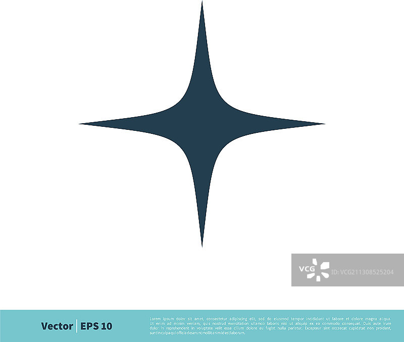 四星标志图标模板设计（EPS 10格式）图片素材