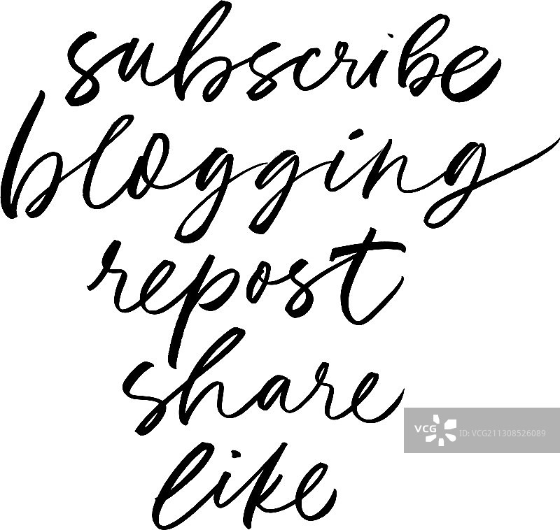 社交媒体字母组合图片素材