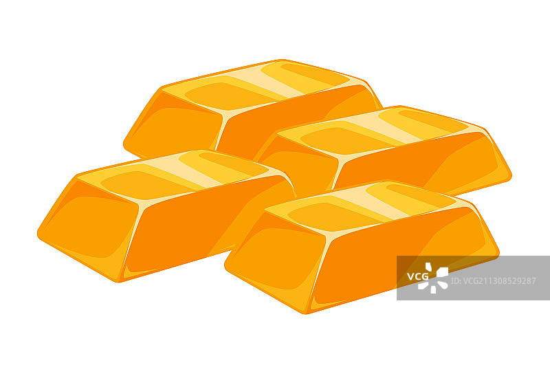 闪亮的金条金融资产图片素材