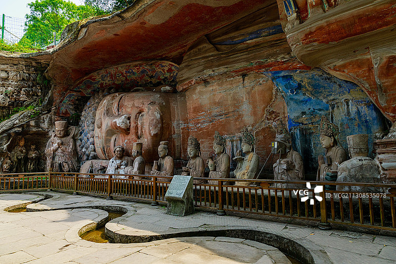 重庆唯一世界文化遗产-大足石刻图片素材