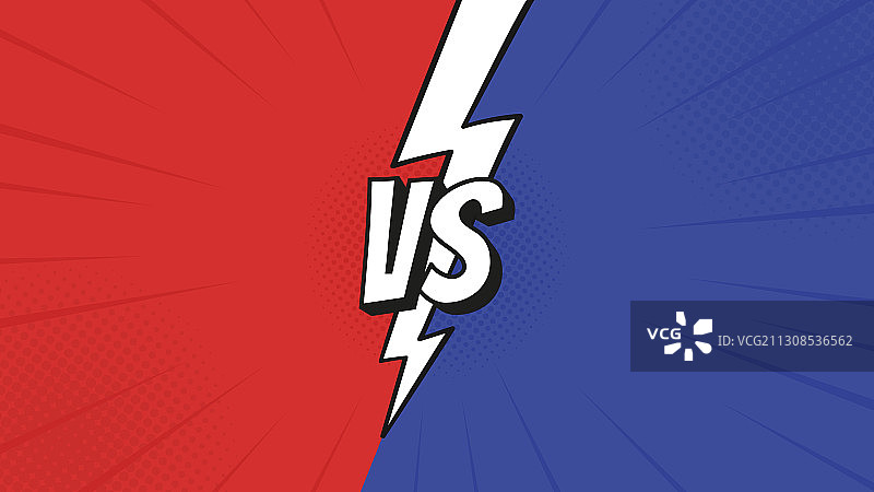 带闪电的对比符号图片素材