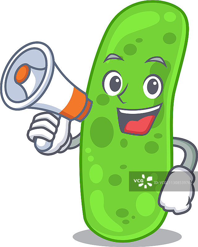 具有 a 的卡通丙酸杆菌图片素材