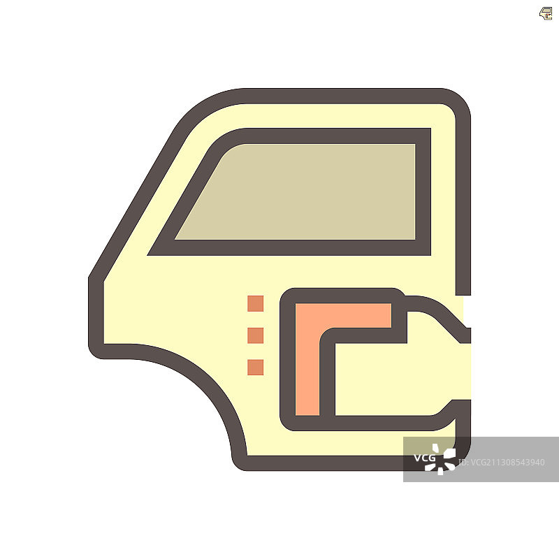 汽车颜色涂层修复工作图标设计图片素材