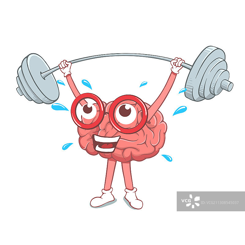 杠铃大脑训练图片素材
