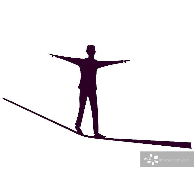 商业风险挑战概念图片素材