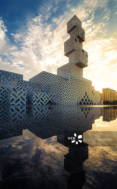 广东省佛山市坊塔城市建筑风光图片素材