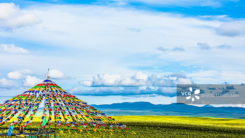 卓尼草原.甘南图片素材