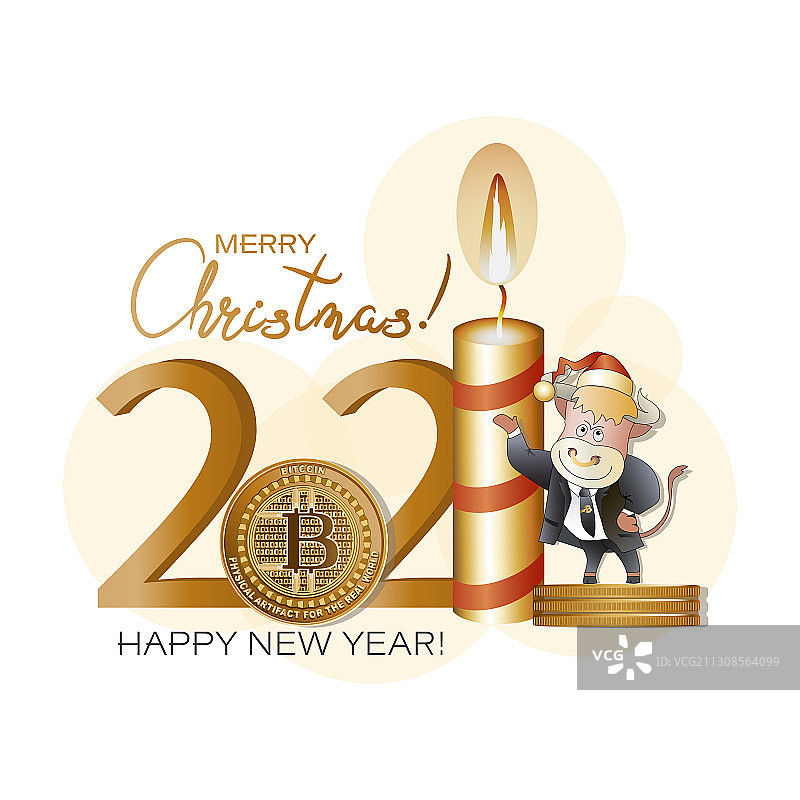 2021新年牛年日历设计模板图片素材