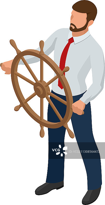 2.5D书写状态的商务人士图片素材