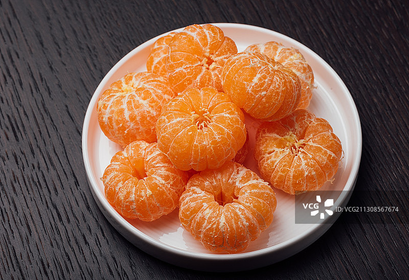 剥皮橘子图片素材