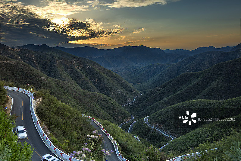 落日余晖图片素材