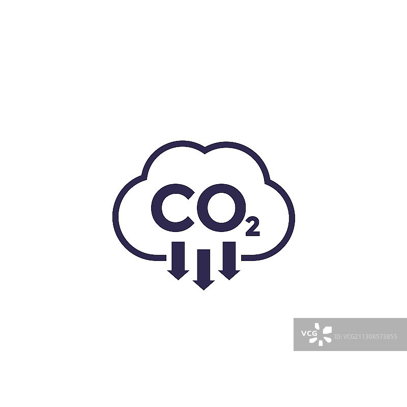 二氧化碳排放图标图片素材