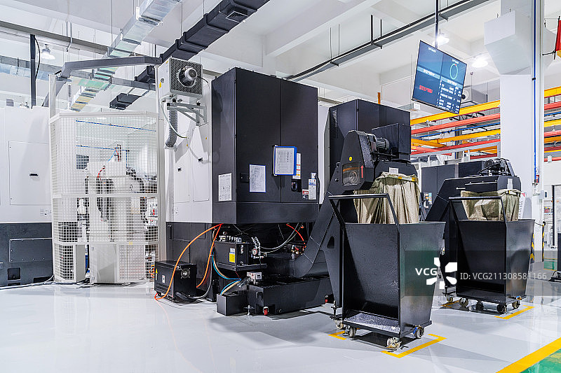 工厂生产车间内部图片素材