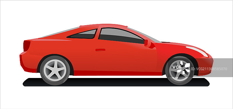 乘用车侧视图快车图片素材